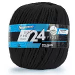 Barbante Supremo 24 Fios C/192M Cor 300 Preto