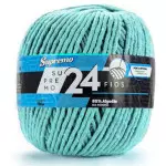 Barbante Supremo 24 Fios C/192M Cor 395 Verde Jade