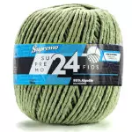 Barbante Supremo 24 Fios C/192M Cor 401 Verde Oliva