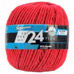 Barbante Supremo 24 Fios C/192M Cor 480 Vermelho