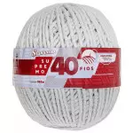 Barbante Supremo 40 Fios C/162M Cor 110 Branco 