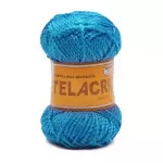 Fio Incomfio Telacril C/5X40G Cor 5527 - Azul Turquesa