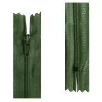 Ziper Imp Nylon Fixo Zc 15Cm C/10 Cor 260 - Verde Musgo