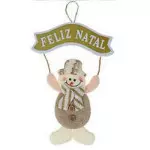 Enf.Art Porta F Caramelo 24X17Cm Zc1659 Modelo Boneco De Neve