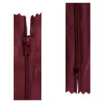 Ziper Imp Nylon Fixo Zc 30Cm C/10 Cor 527 - Bordo 