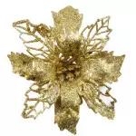 Enf.Art Flor Rendada 11Cm Zc307 C/2 Cor Ouro