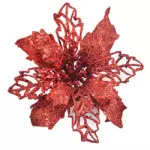 Enf.Art Flor Rendada 11Cm Zc307 C/2 Cor Vermelho