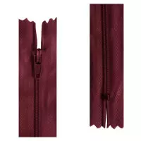 Ziper Imp Nylon Fixo Zc 50Cm C/10 Cor 527 - Bordo