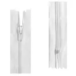 Ziper Imp Nylon Fixo Zc 60Cm C/10 Cor 101 - Branco