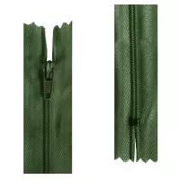 Ziper Imp Nylon Fixo Zc 60Cm C/10 Cor 260 - Verde Musgo