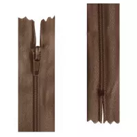 Ziper Imp Nylon Fixo Zc 60Cm C/10 Cor 290 - Marrom Choco