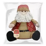 Boneco Art Fam Joy 34Cm Barrigudo Zc689 Modelo Noel