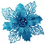 Enf.Art Flor Luxo B.Papag 15Cm Zc838 Cor Azul