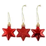 Enf.Art Estrela 4,5X5Cm Zc860 C/3 Cor Vermelho