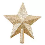 Ponteira Art Estrela Shine 14Cm Zc895 Cor Ouro