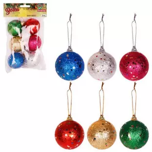 BOLA ART SC 5CM GLITTER ZCN0150 C/6