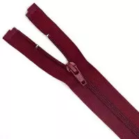 Ziper Circulo Nylon Destacavel 80Cm C/10 Cor 527 Marsala