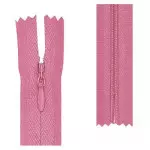 Ziper Imp Nylon Invisivel Zf 20 Cm C/10 Cor 140 - Rosa Medio