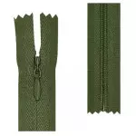 Ziper Imp Nylon Invisivel Zf 20 Cm C/10 Cor 260 - Verde Musgo