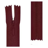 Ziper Imp Nylon Invisivel Zf 30 Cm C/10 Cor 527 - Bordo