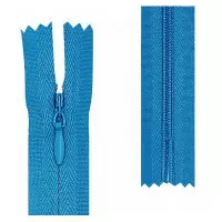 Ziper Imp Nylon Invisivel Zf 30 Cm C/10 Cor 550 - Azul Pavao