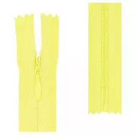 Ziper Imp Nylon Invisivel Zf 50 Cm C/10 Cor 106 - Amarelo Bebe